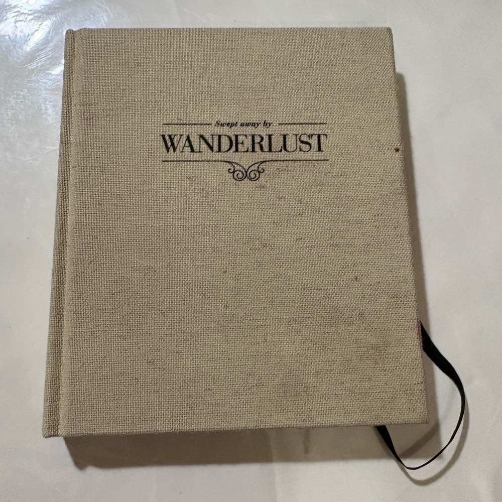 Swept Away by Wanderlust! Sealed Travel Journal HC Book by Axel & Ash